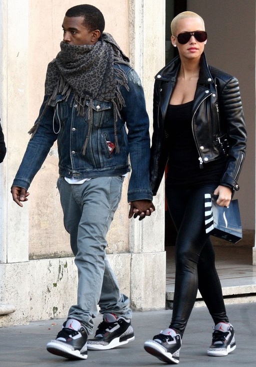 Amber Rose And Kanye West Pictures