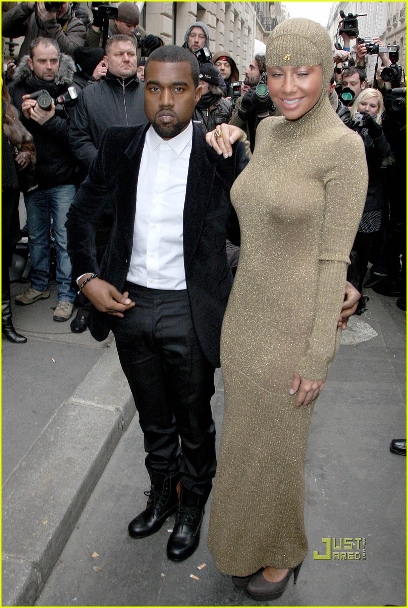 Amber Rose And Kanye West Pictures