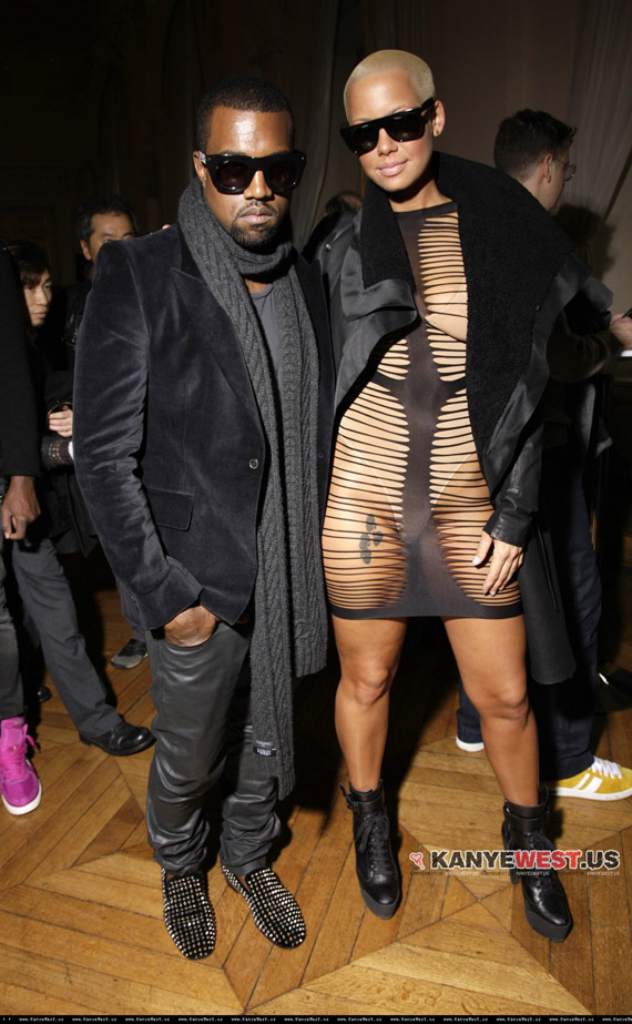 Amber Rose And Kanye West Pictures