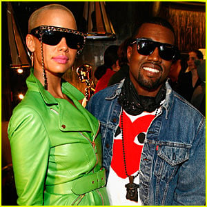 Amber Rose And Kanye West Pictures