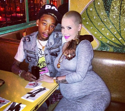 Amber Rose And Wiz Khalifa 2013