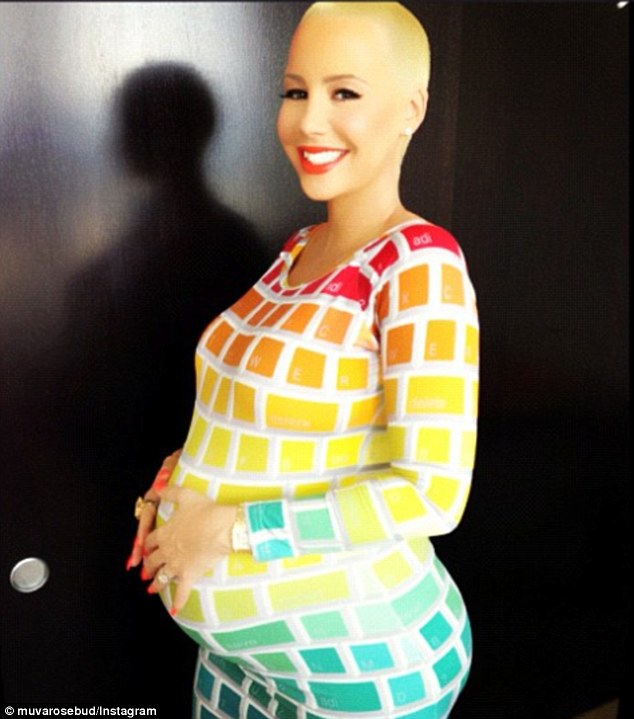 Amber Rose Pregnant Pictures