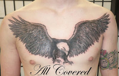 American Eagle Tattoo Black