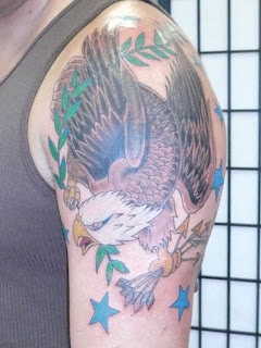 American Eagle Tattoo Designs Black And White