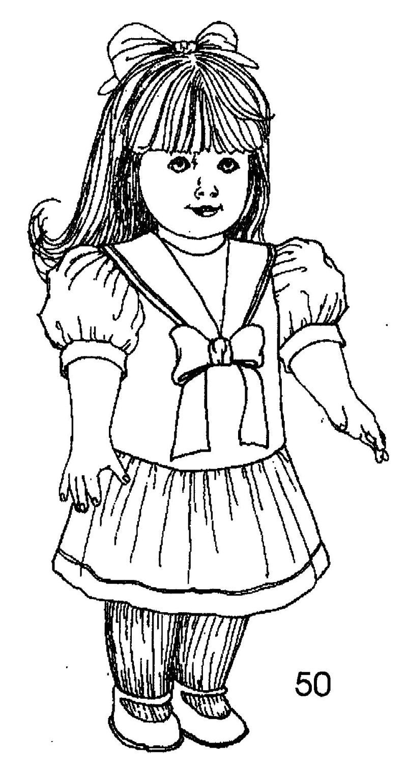 American Girl Doll Coloring Pages