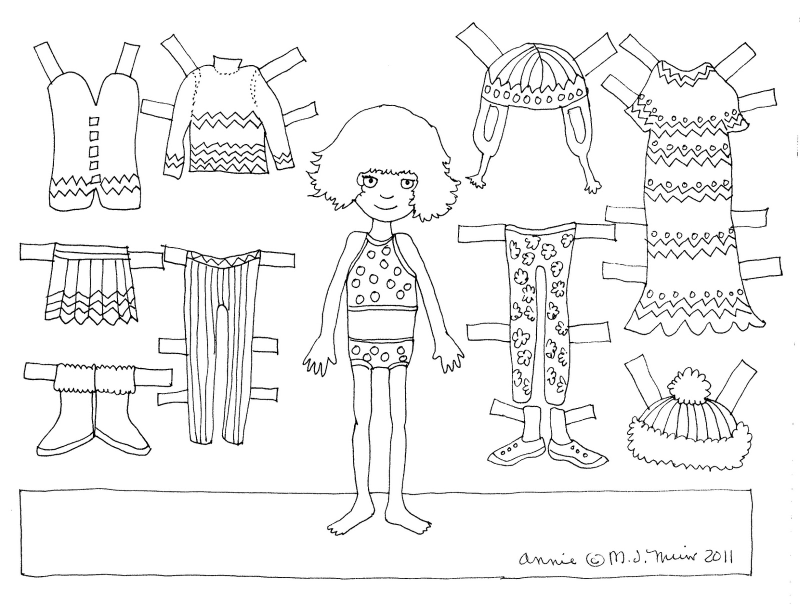 American Girl Doll Coloring Pages