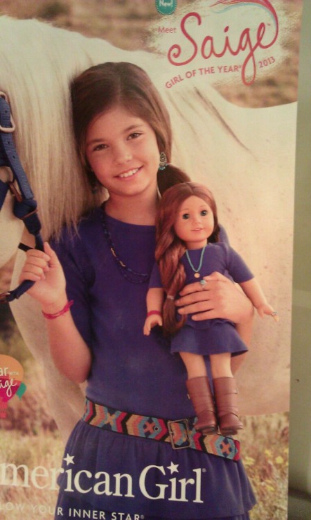 American Girl Doll Saige 2013