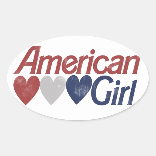 American Girl Logo Sticker