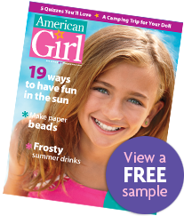 American Girl Magazine Cover Model