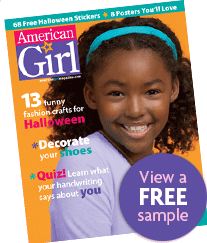 American Girl Magazine Front And Back