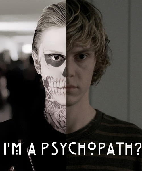 American Horror Story Tate Skull Face