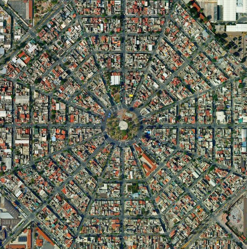 Ancient Mexico City Map