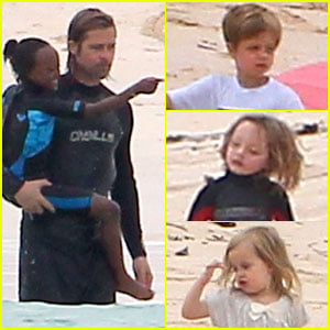 Angelina Jolie And Brad Pitt Family 2012