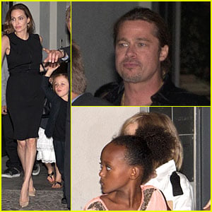 Angelina Jolie And Brad Pitt Family 2013