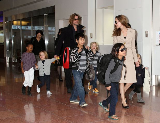 Angelina Jolie And Brad Pitt Family 2013