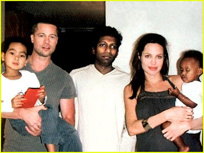 Angelina Jolie And Brad Pitt Family Photos