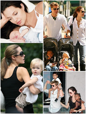 Angelina Jolie And Brad Pitt Family Photos