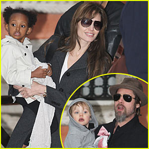 Angelina Jolie And Brad Pitt Family Photos