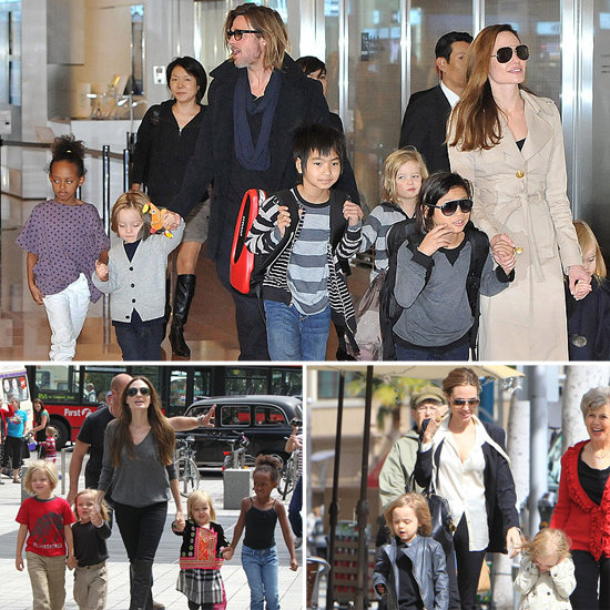 Angelina Jolie And Brad Pitt Family Pictures 2011