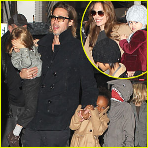 Angelina Jolie And Brad Pitt Family Pictures