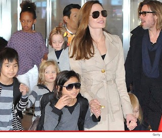 Angelina Jolie And Brad Pitt Kids 2012