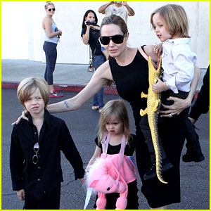 Angelina Jolie And Brad Pitt Kids 2012