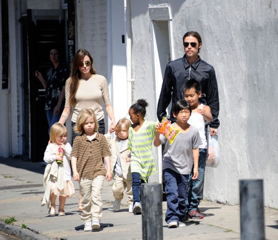 Angelina Jolie And Brad Pitt Kids 2012