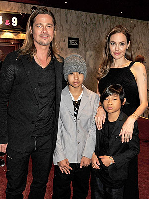 Angelina Jolie And Brad Pitt Kids Photos