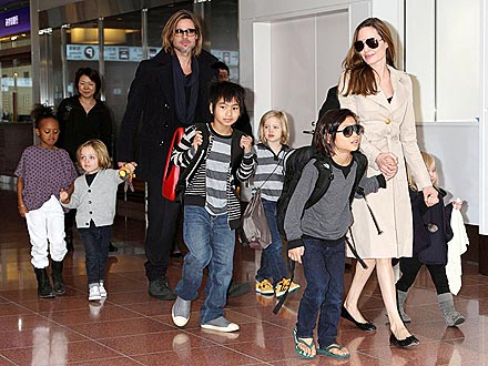 Angelina Jolie And Brad Pitt Kids Pictures