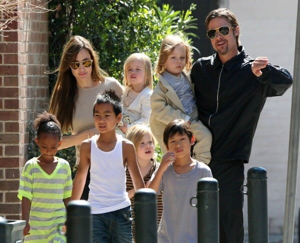 Angelina Jolie Kids Pictures 2012