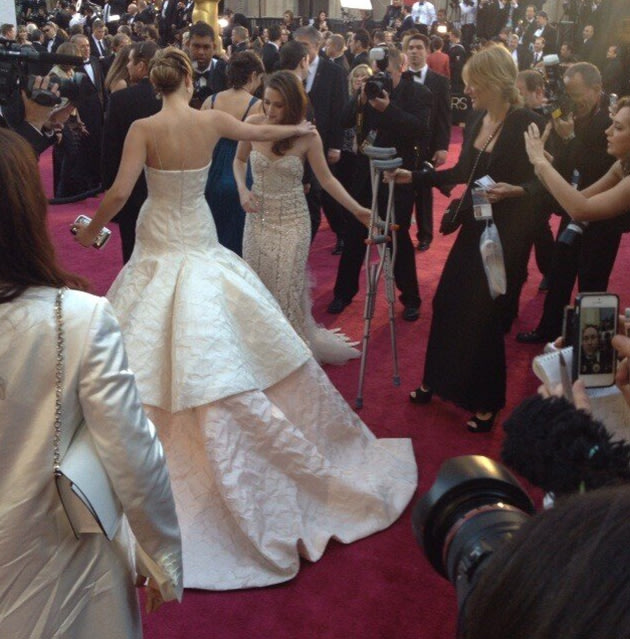 Angelina Jolie Oscars 2013 Dress