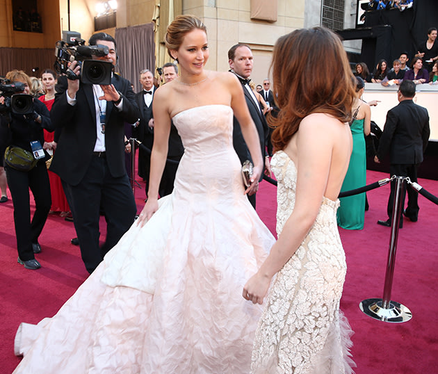 Angelina Jolie Oscars 2013 Red Carpet