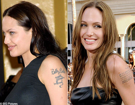 Angelina Jolie Tattoos Billy Bob