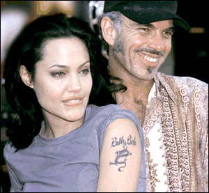 Angelina Jolie Tattoos Billy Bob