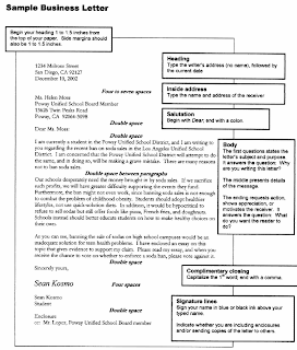 Apa Business Letter Format Example