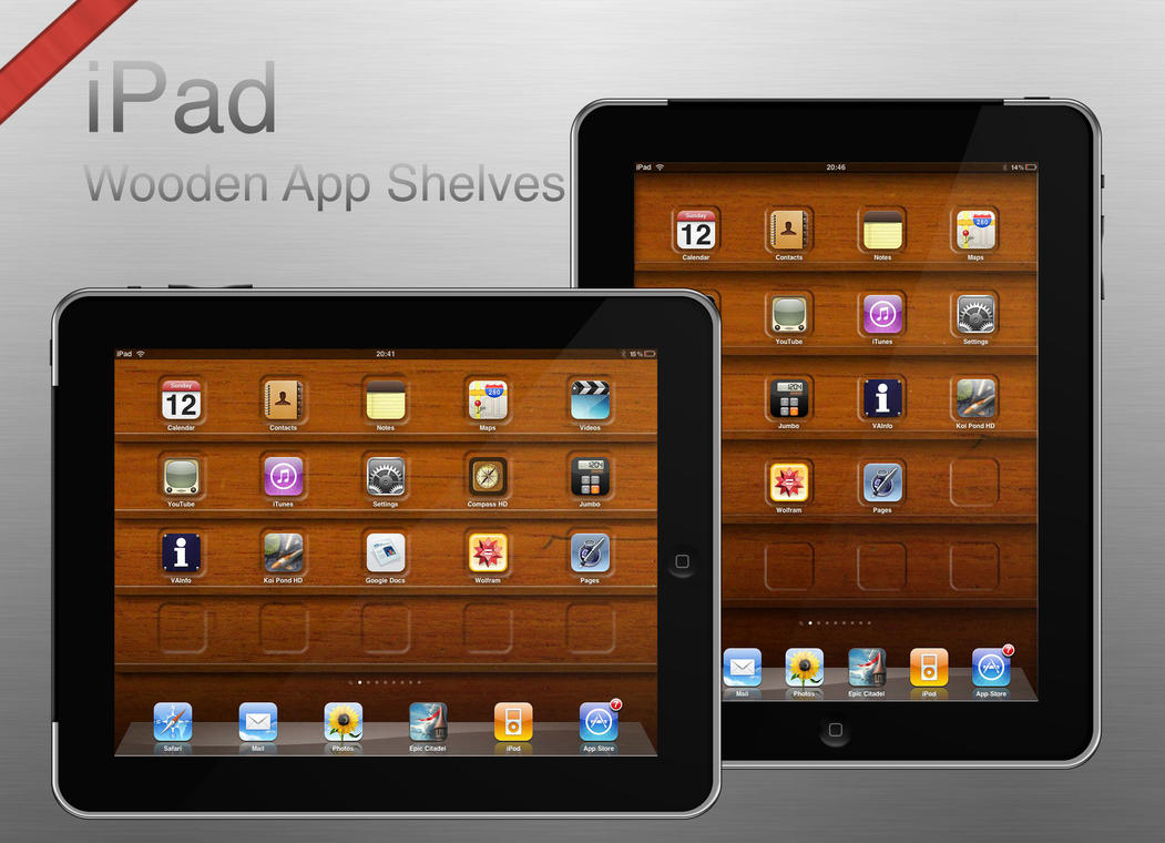 App Shelf Wallpaper For Ipad