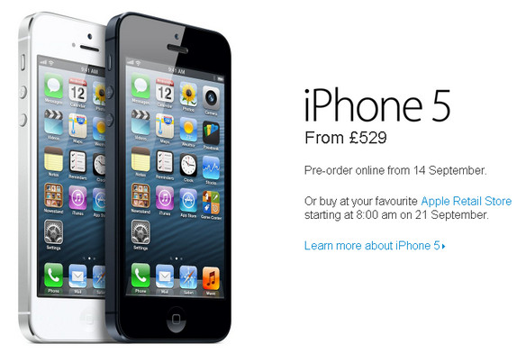 Apple Iphone 5 Price In India 2012