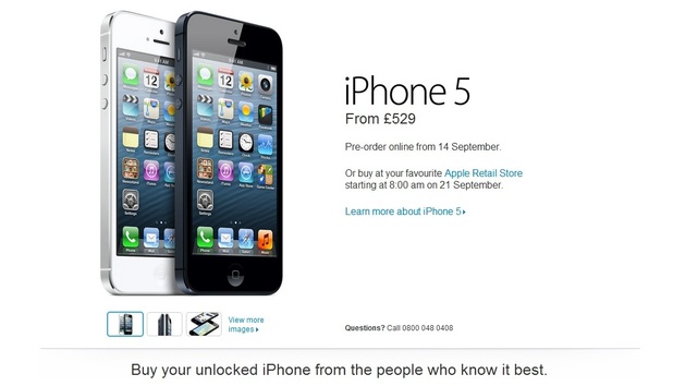 Apple Iphone 5 Price In Usa 2012 Without Contract