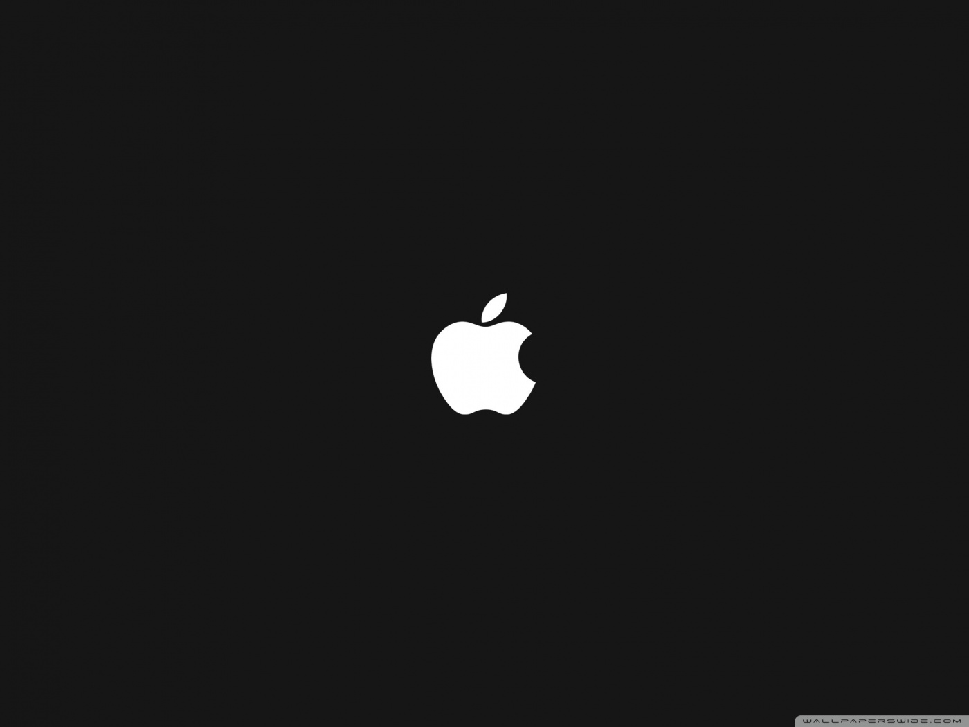 Apple Logo Black Background