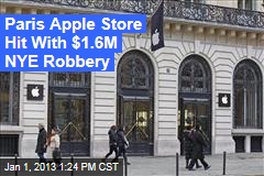 Apple Store Paris Theft