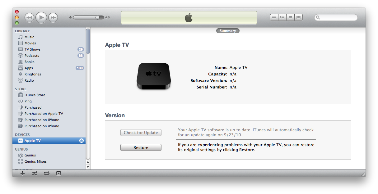 Apple Tv 2nd Gen