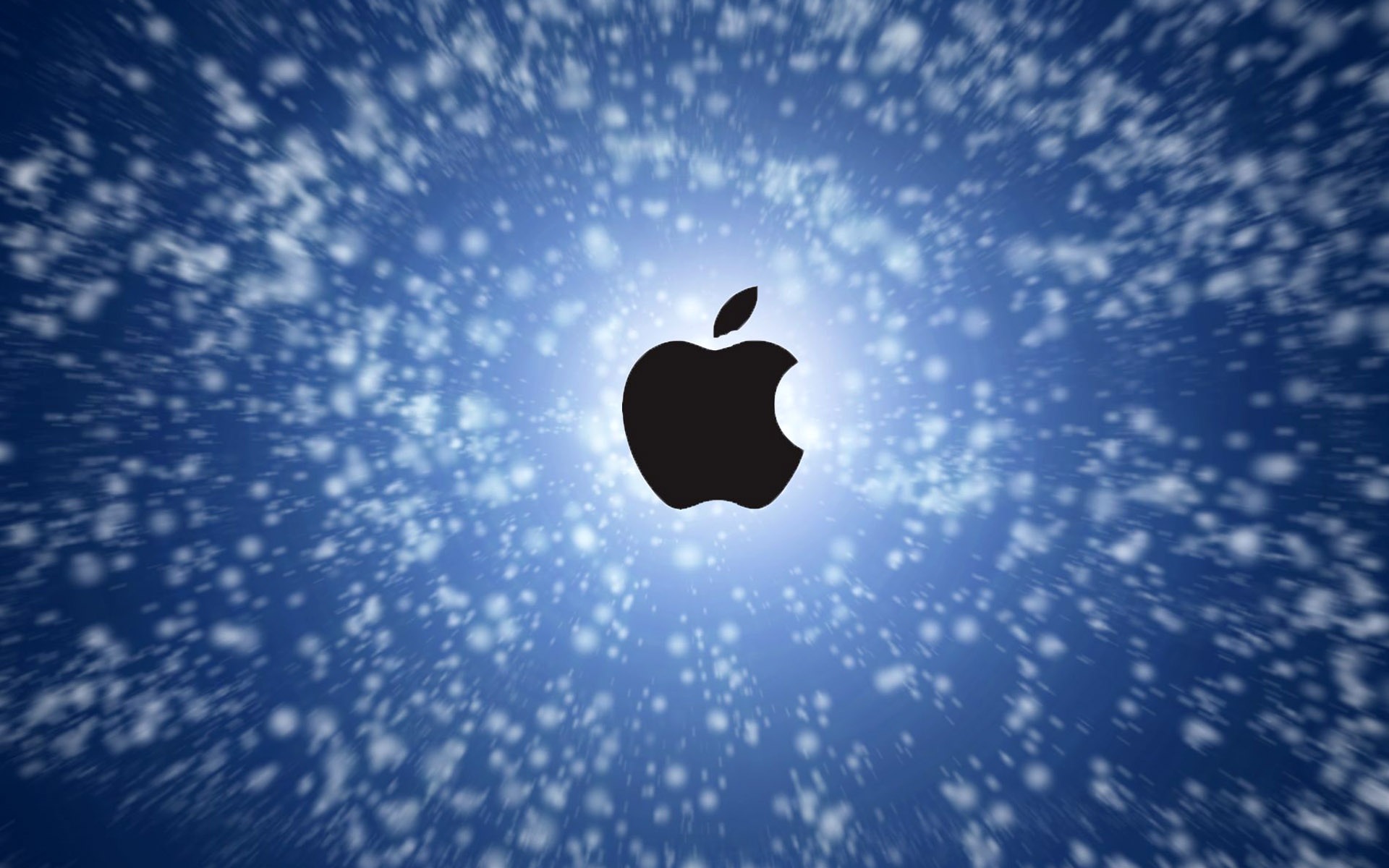 Apple Wallpaper Blue