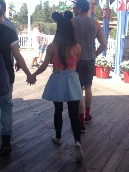 Ariana Grande And Jai Brooks Disneyland