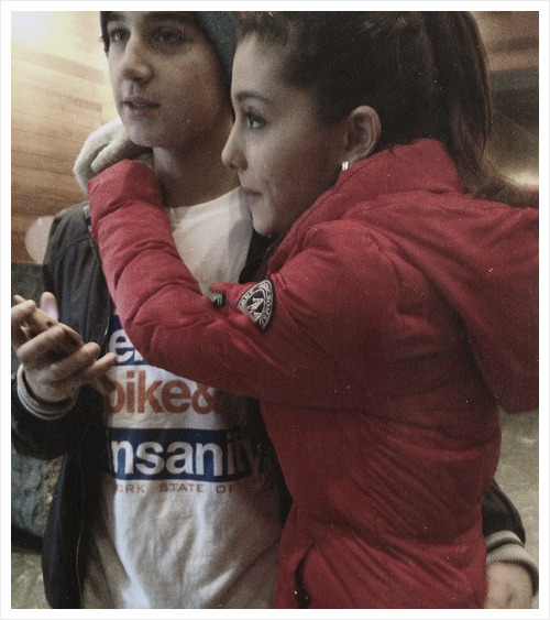 Ariana Grande And Jai Brooks Kissing