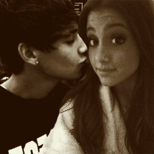 Ariana Grande And Jai Brooks Kissing