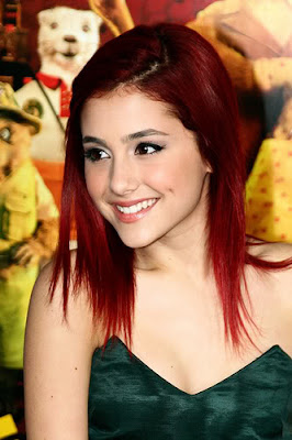 Ariana Grande Red Hair Extensions