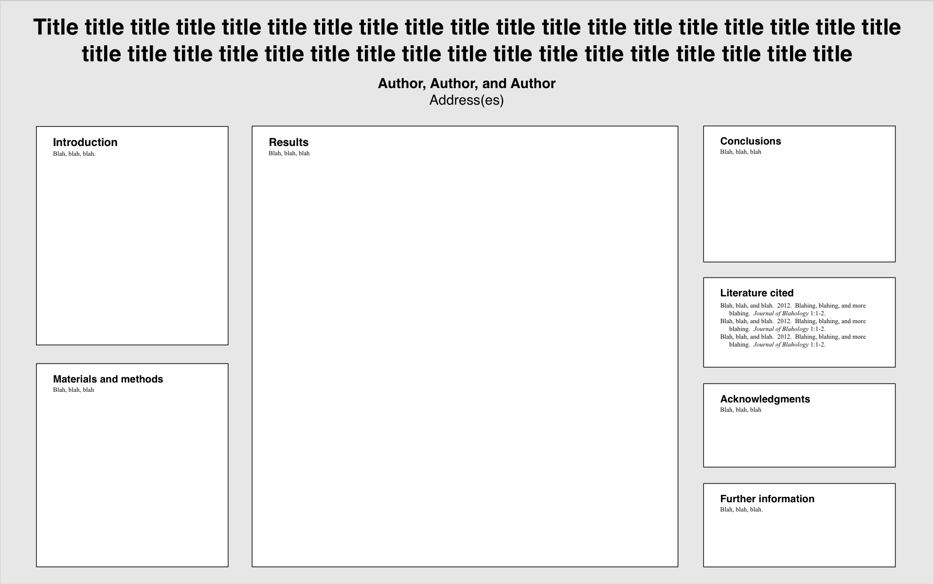 Article Layout Template