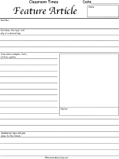 Article Writing Format Sample