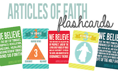 Articles Of Faith Lds Poster