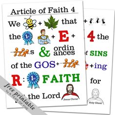 Articles Of Faith Poster